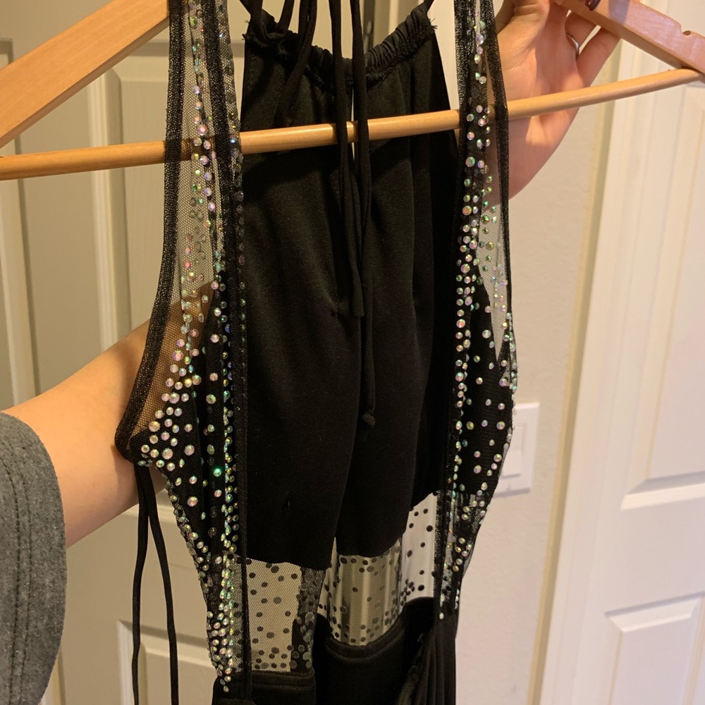 Long black Prom dress